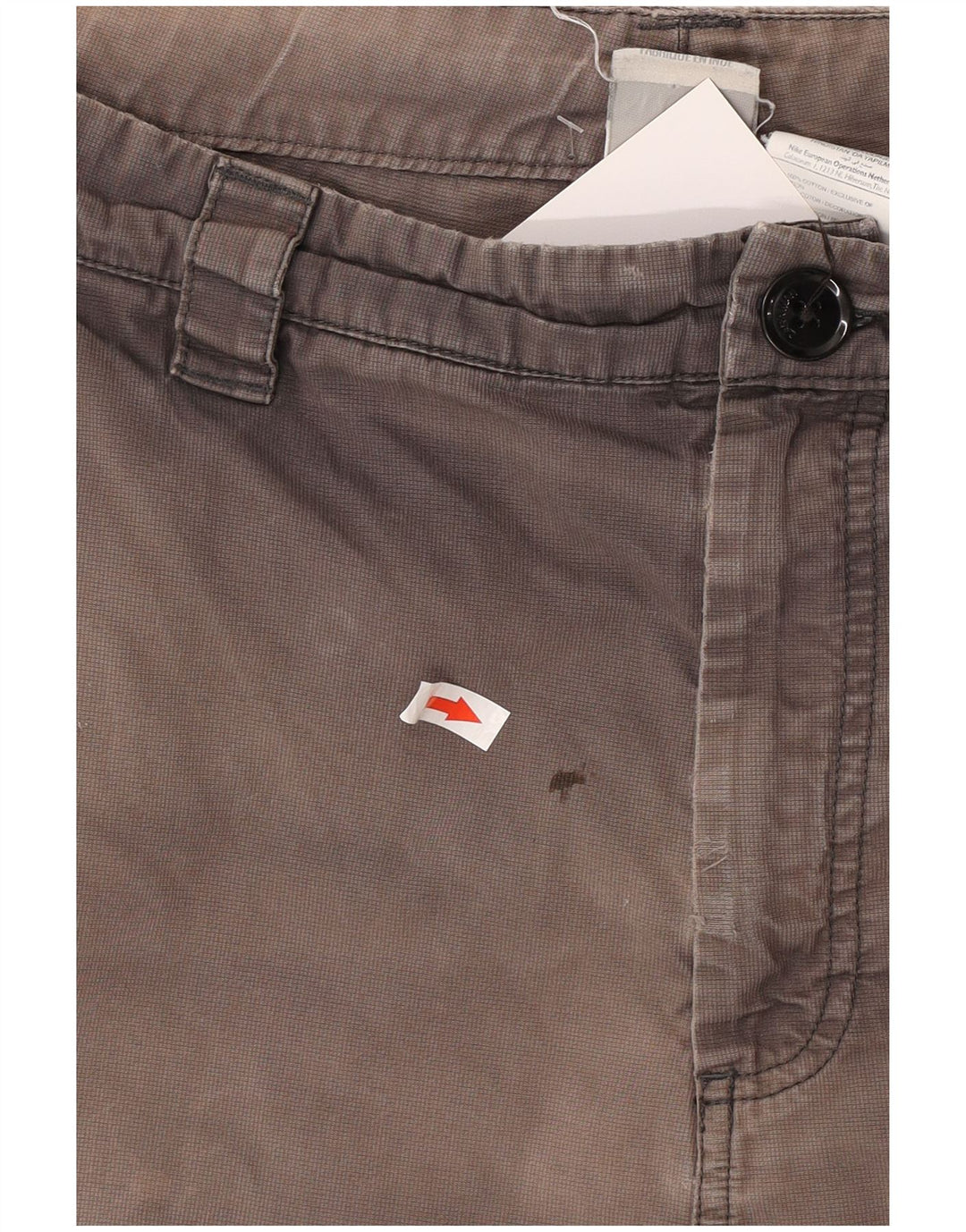 Shorts cargo masculino Nike médio W32 algodão marrom