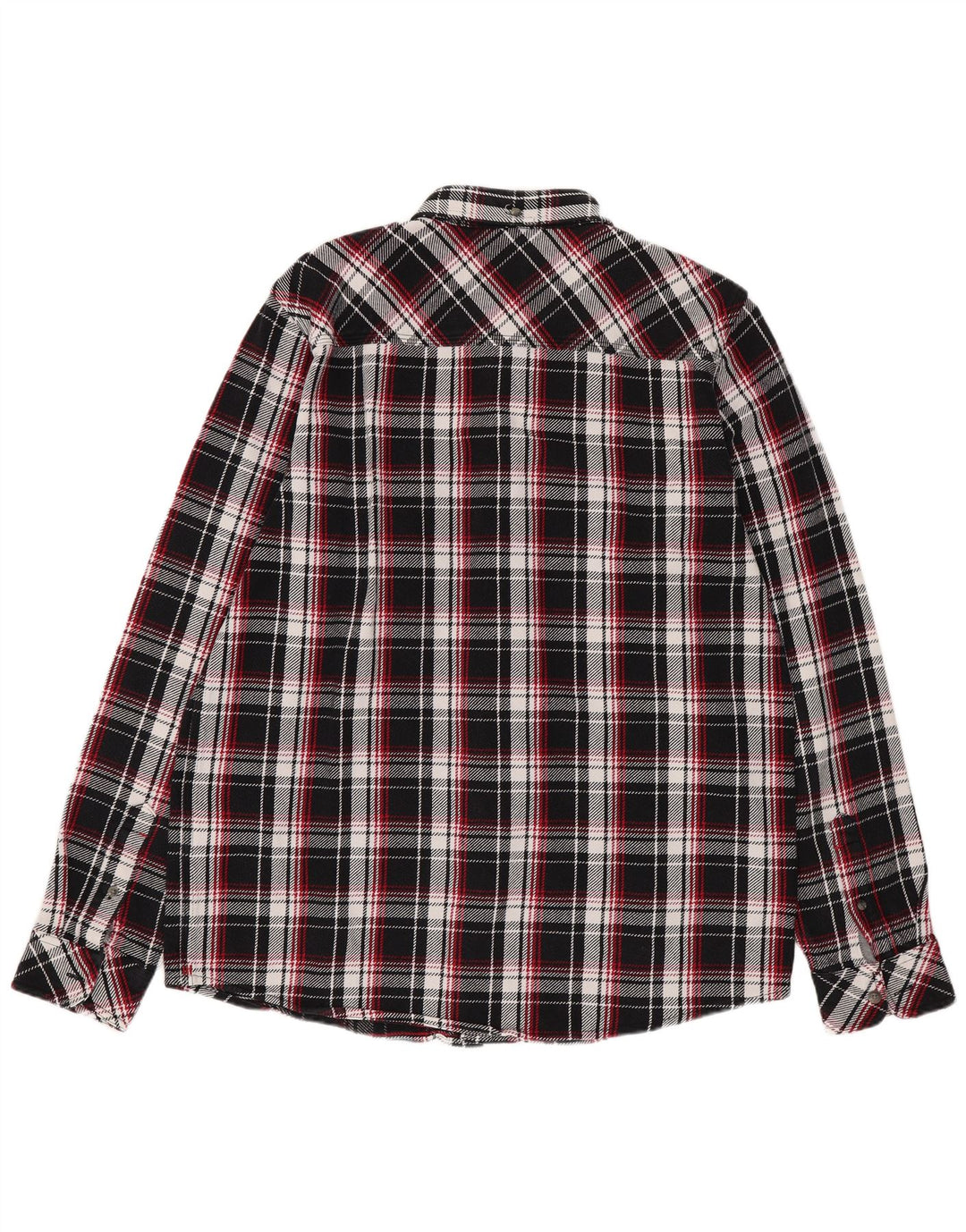 Carhartt Mens Worker Wear Camisa de flanela de ajuste regular grande xadrez preto