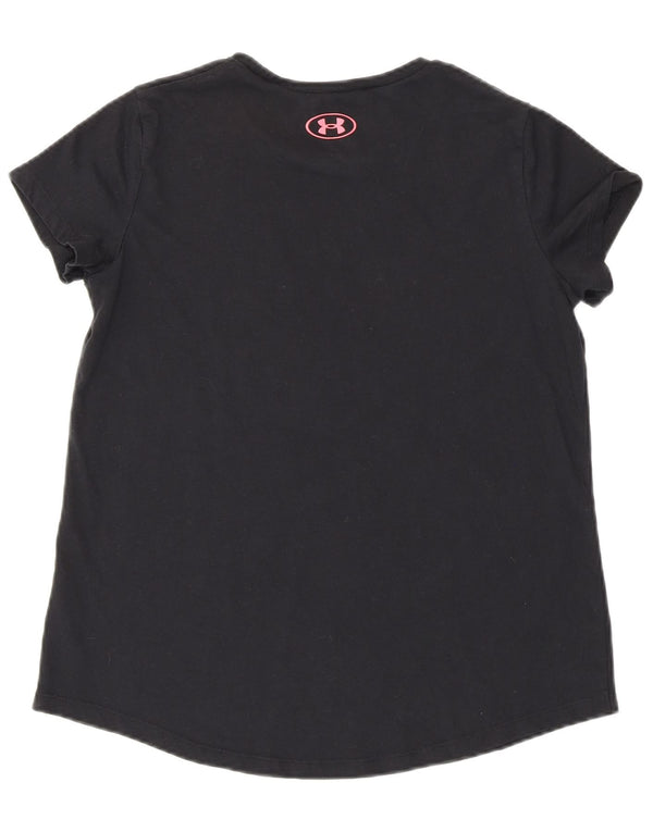 Camiseta Under Armour Girls Loose Fit Graphic 13-14 Anos XL Preto