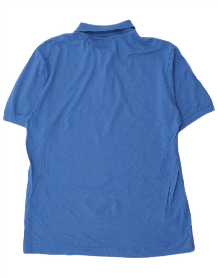 Camisa polo masculina Kappa grande algodão azul