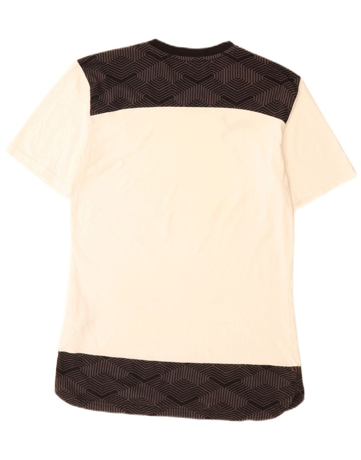 Puma Mens Borussia Mönchengladbach Camiseta Top Médio Branco Colourblock