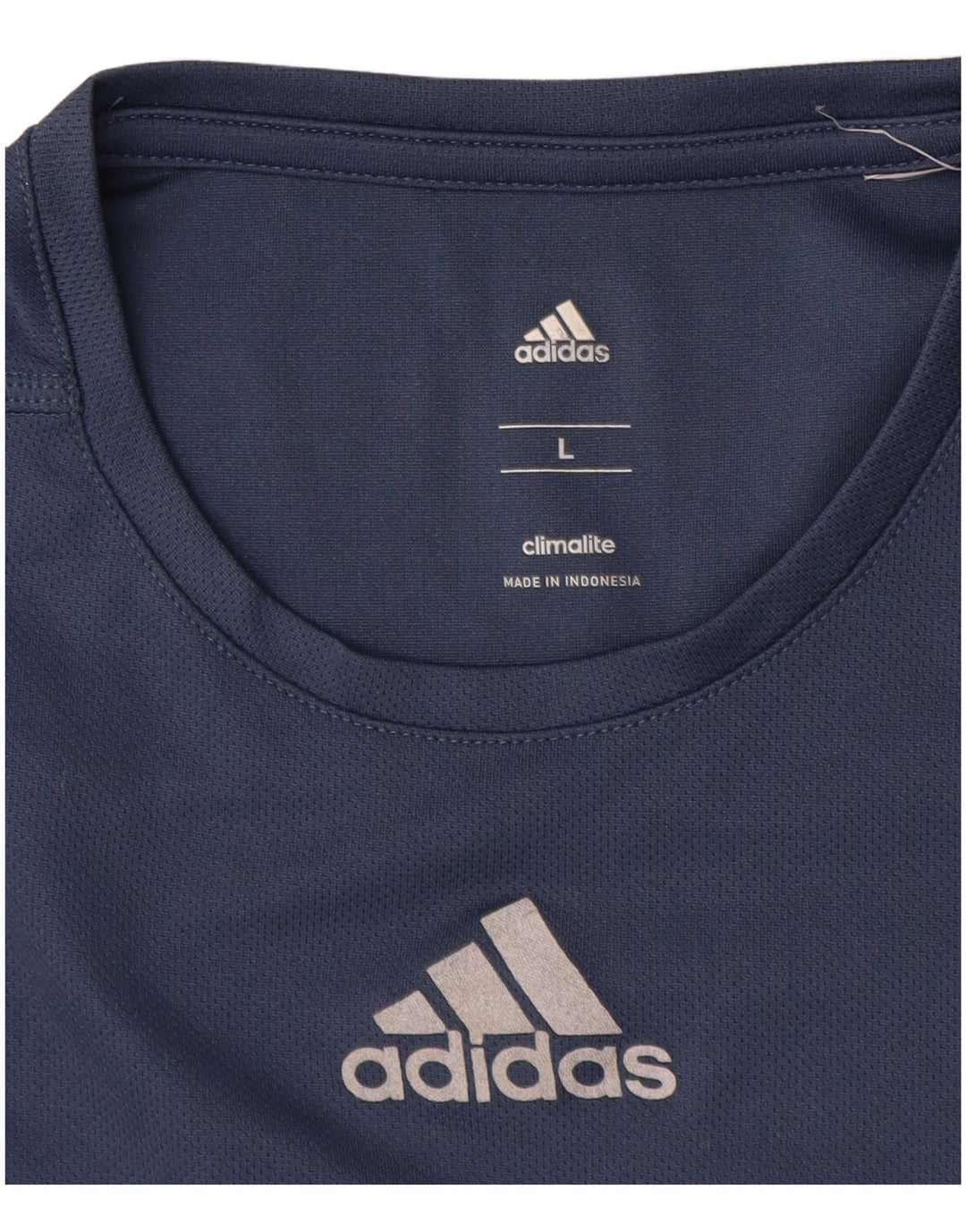 Camiseta Adidas Masculina Climalite Top Grande Azul Marinho
