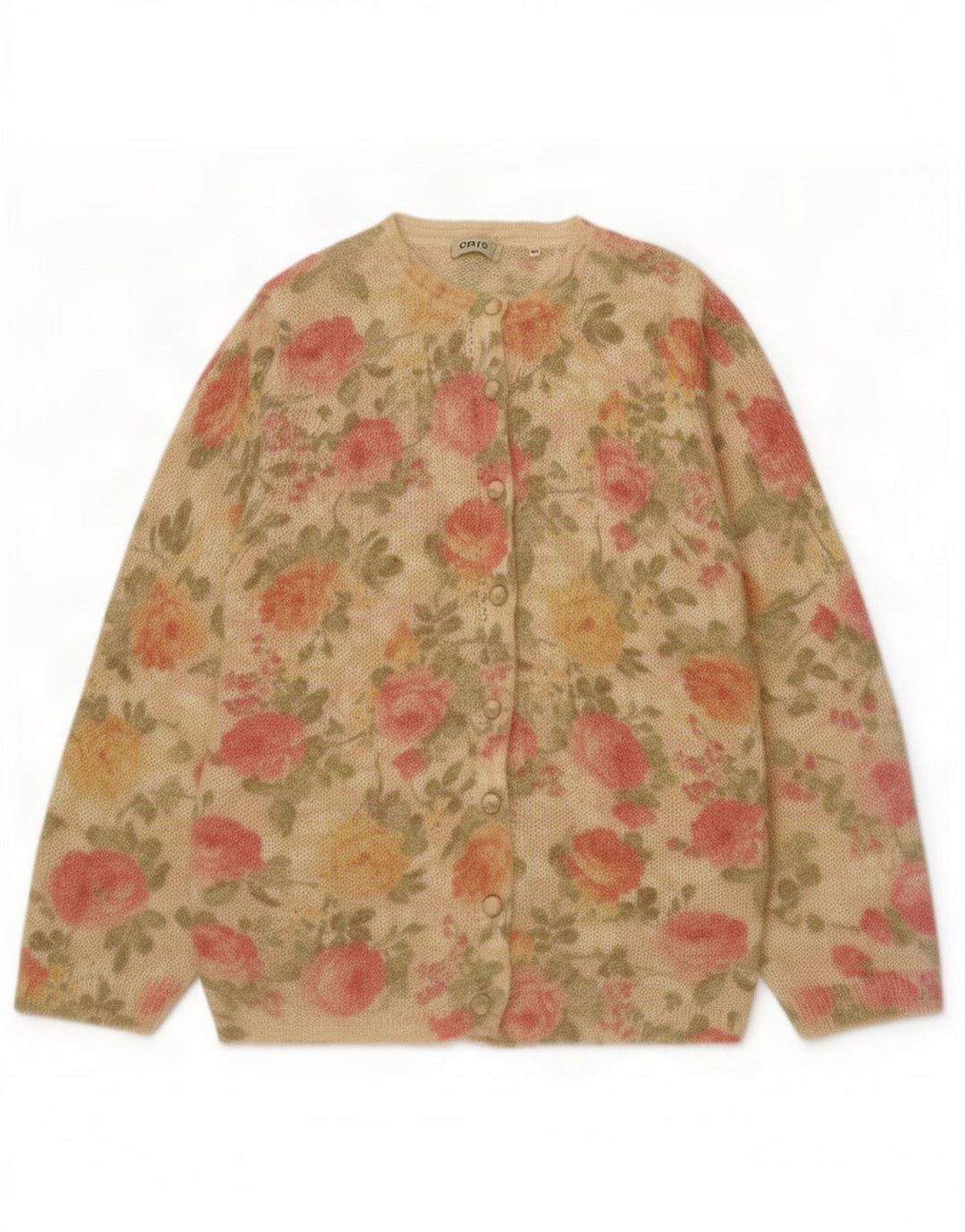 Suéter cardigã feminino Oris IT 48 XL multicolorido floral