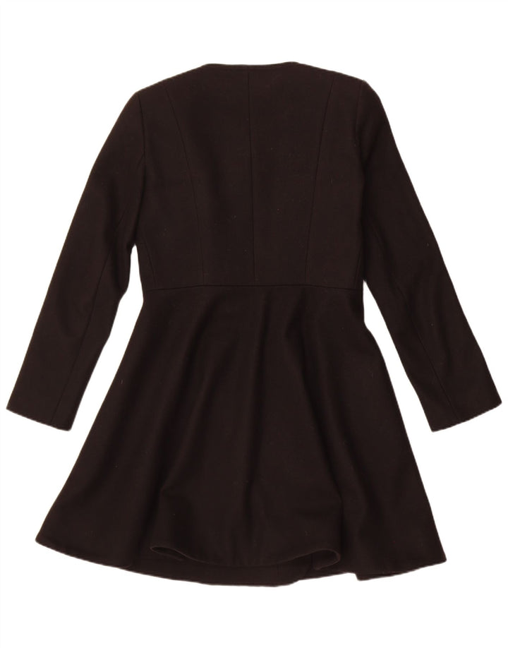 Sobretudo feminino French Connection UK 10 lã preta pequena