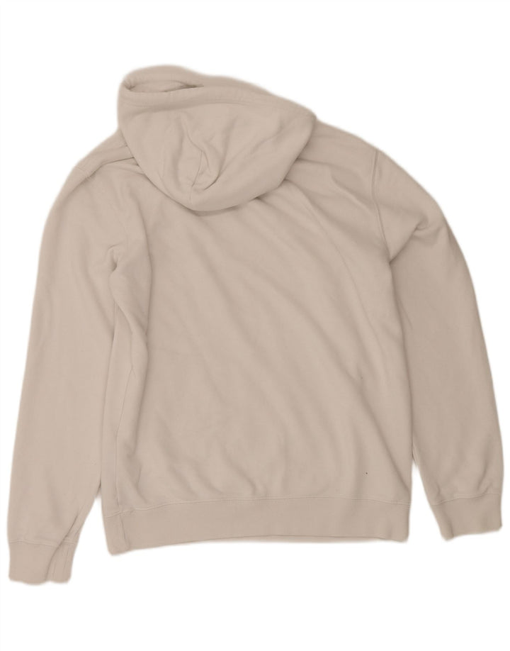 CHAMPION Suéter com capuz gráfico masculino grande algodão branco