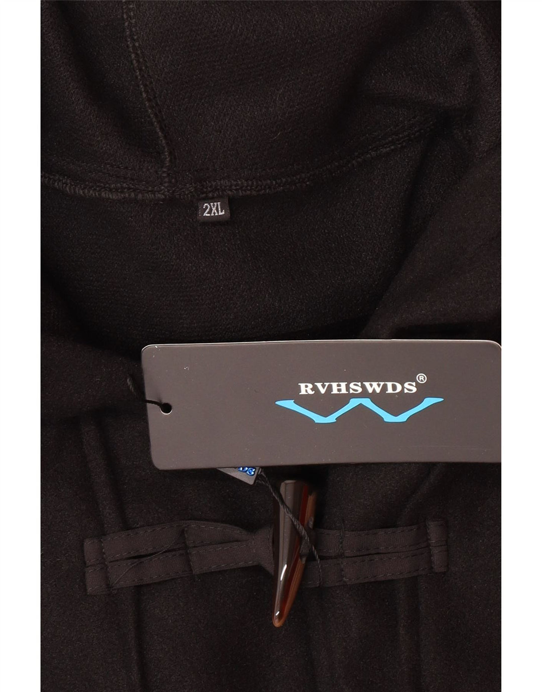 Casaco Duffle Feminino com Capuz UK 20 2XL Preto