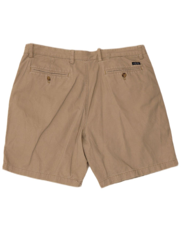 Shorts Chino Masculino Chaps W38 XL Algodão Bege