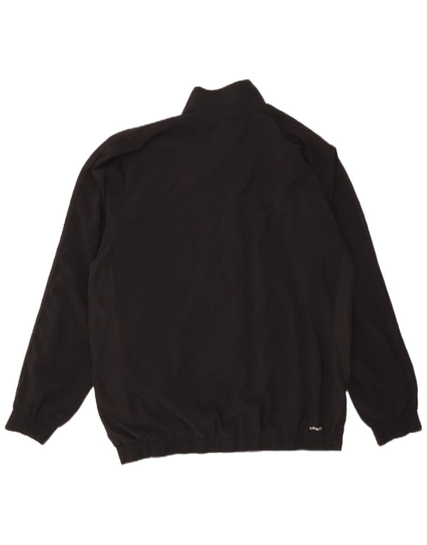 Adidas Mens Climalite Tracksuit Top Jacket UK 46/48 XL Preto Poliéster