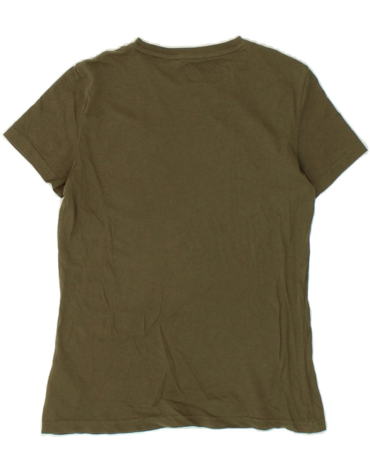PUMA Boys Graphic T-Shirt Top 13-14 Years Khaki Cotton Vintage Puma and Second-Hand Puma from Messina Hembry 