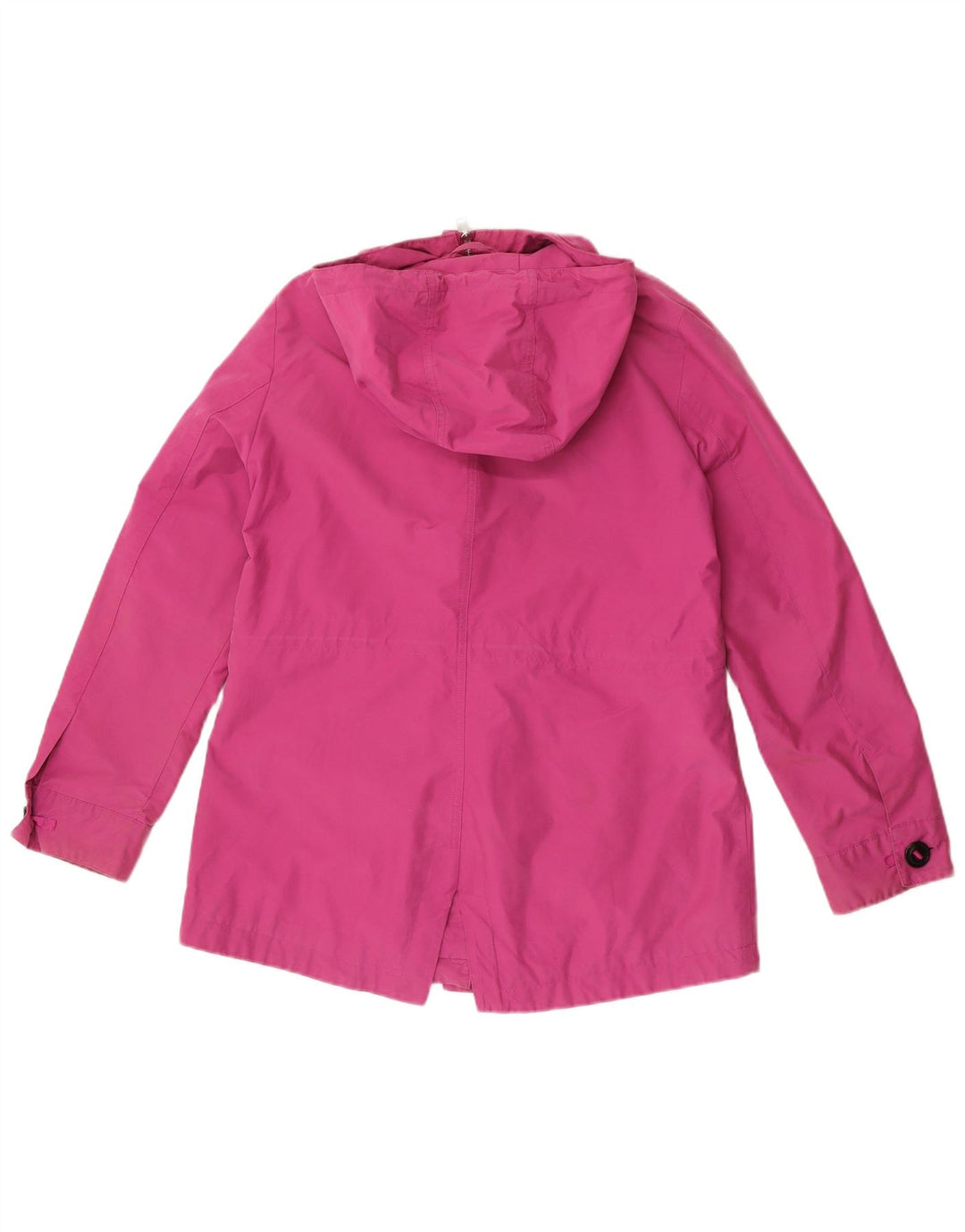 Jaqueta utilitária feminina com capuz Marks & Spencer Reino Unido 12 algodão rosa médio