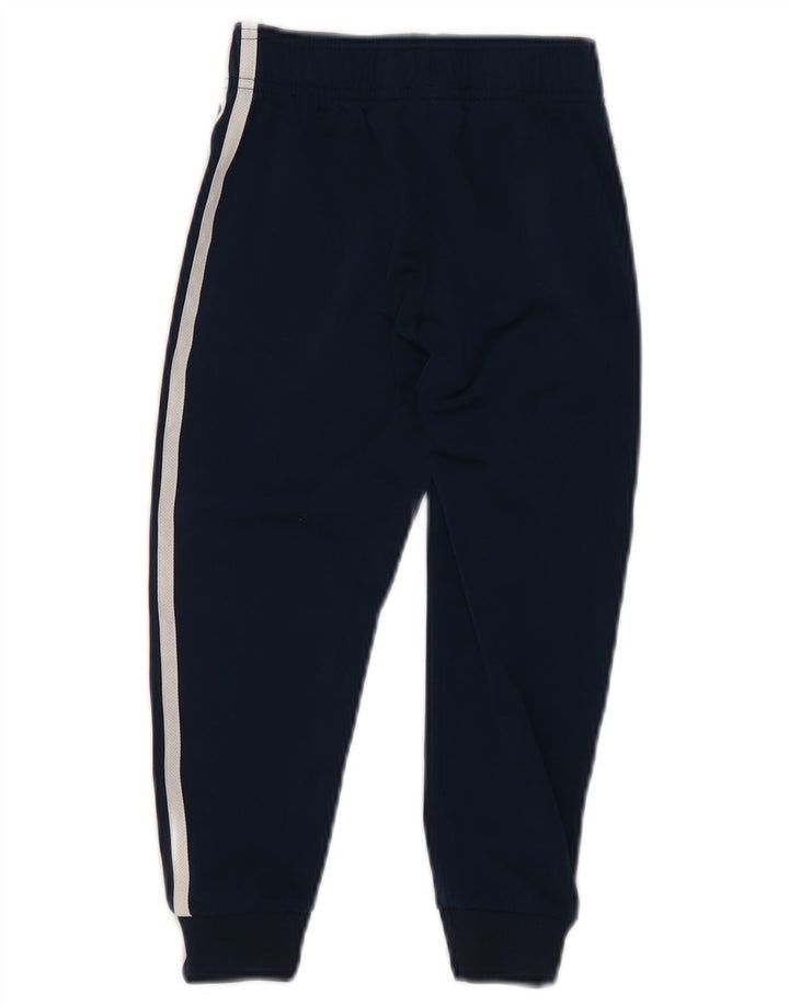 Calças de treino ADIDAS Meninos Joggers 4-5 Anos Azul Marinho Poliéster