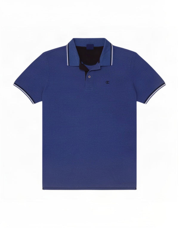 Camisa polo masculina Champion azul médio