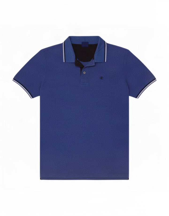 Camisa polo masculina Champion azul médio