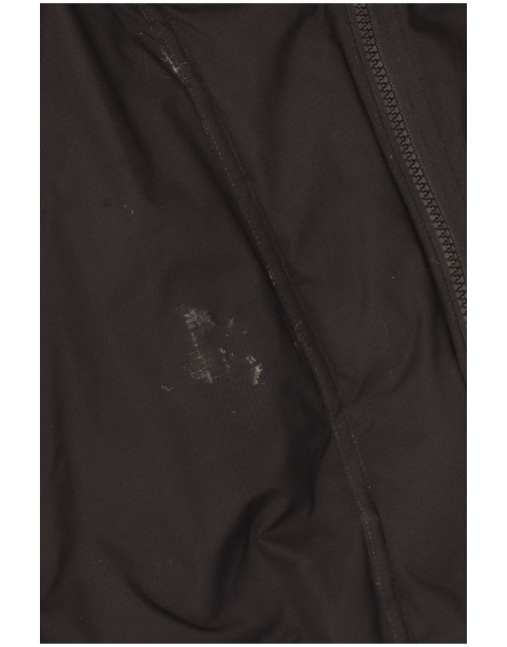 Jaqueta de chuva superdry feminina projetada Reino Unido 20 2XL preto nylon