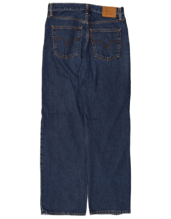 LEVI'S Mens Ribcage Straight Jeans W28 L29 Azul Algodão