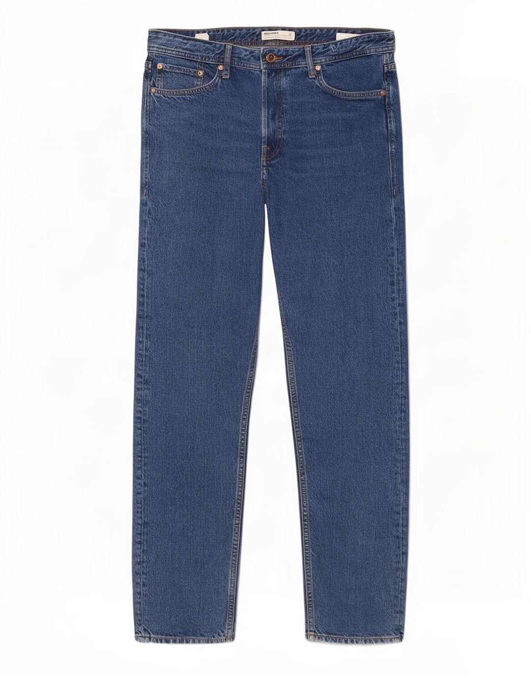 Jeans retos masculinos Jack & Jones W32 L32 algodão azul