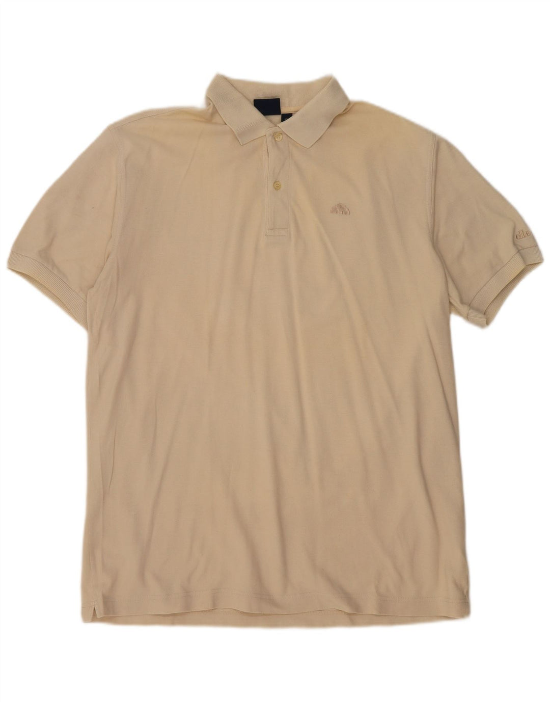 Camisa polo masculina ELLESSE XL algodão bege