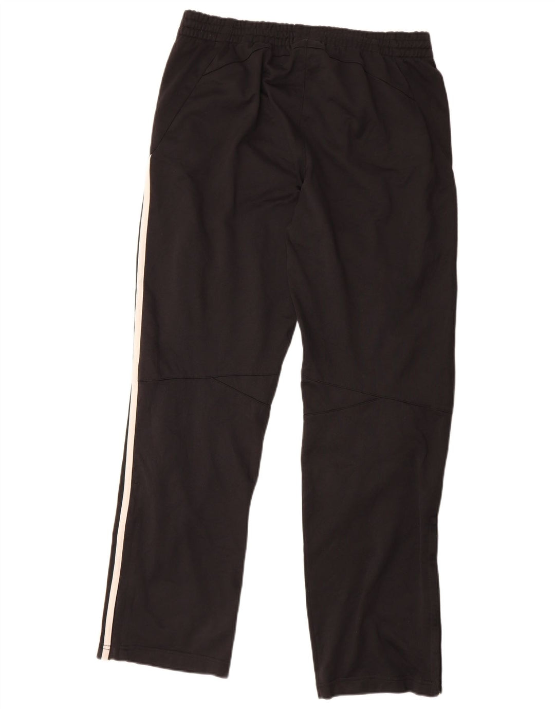 Calça de treino masculina Adidas médio preto colorblock poliéster