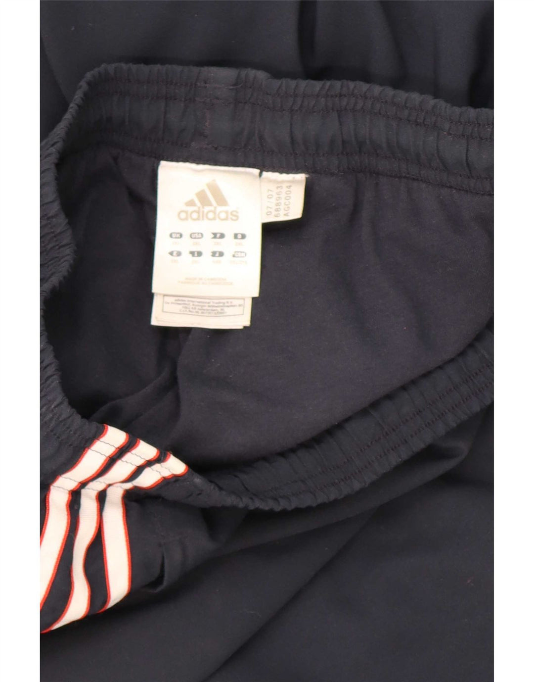 Calça de treino masculina Adidas Joggers 2XL azul marinho poliéster