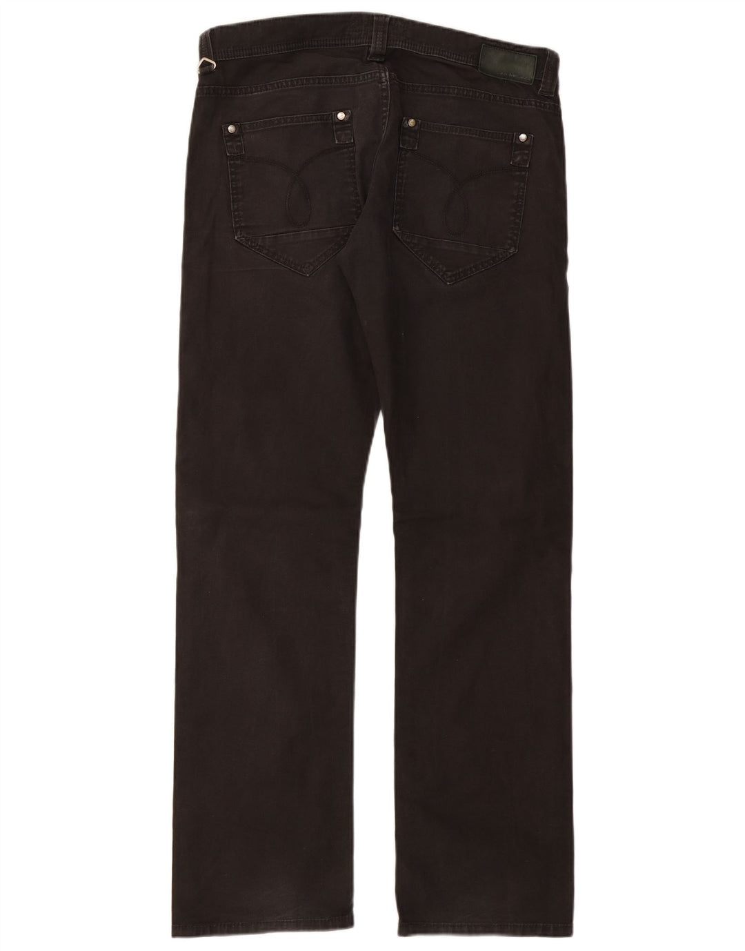 Calça jeans reta masculina CALVIN KLEIN W34 L33 algodão preto