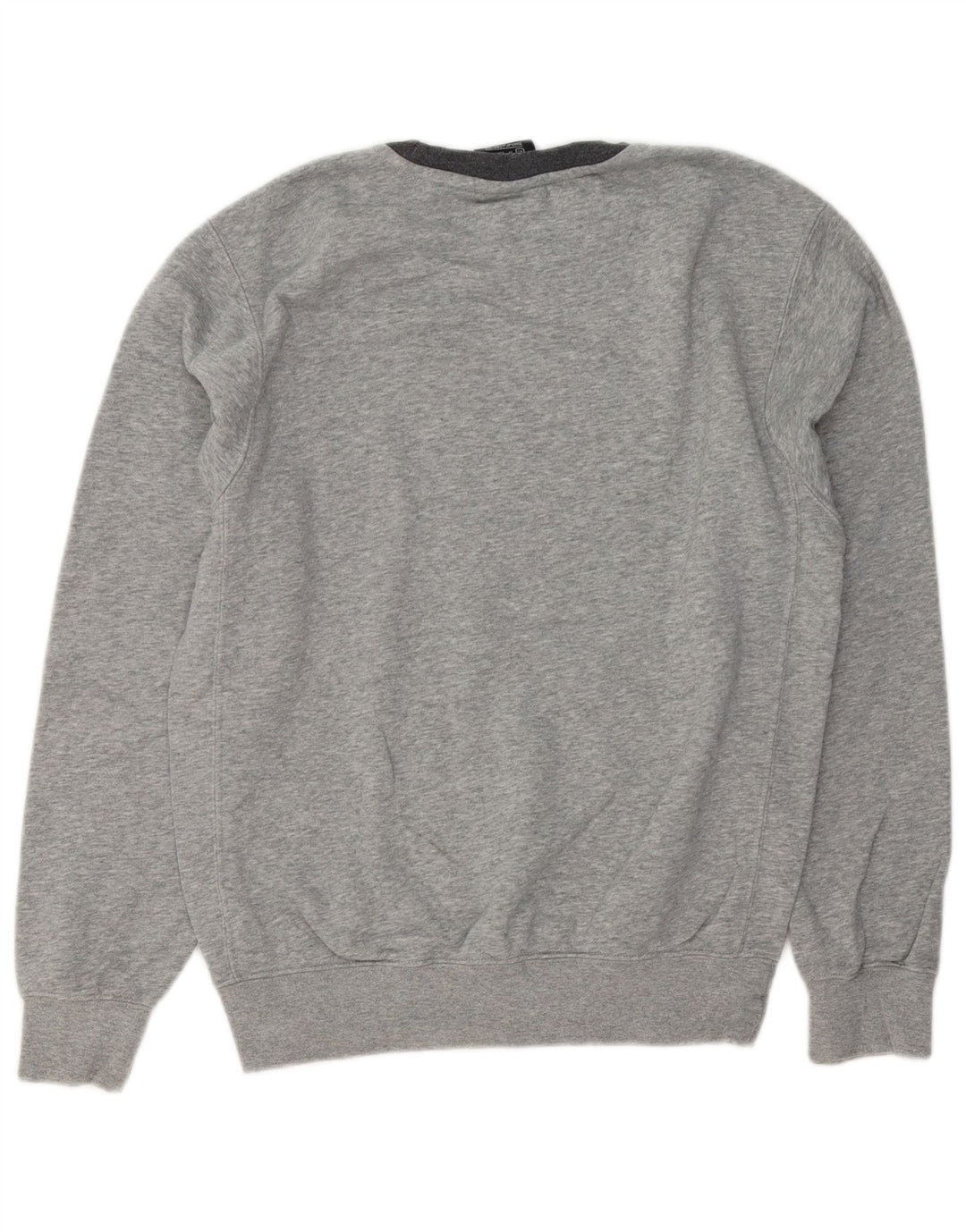 Moletom masculino Nike Jumper XS cinza manchado de algodão