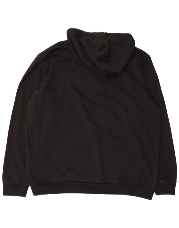 Adidas masculino gráfico moletom com capuz 2XL algodão preto