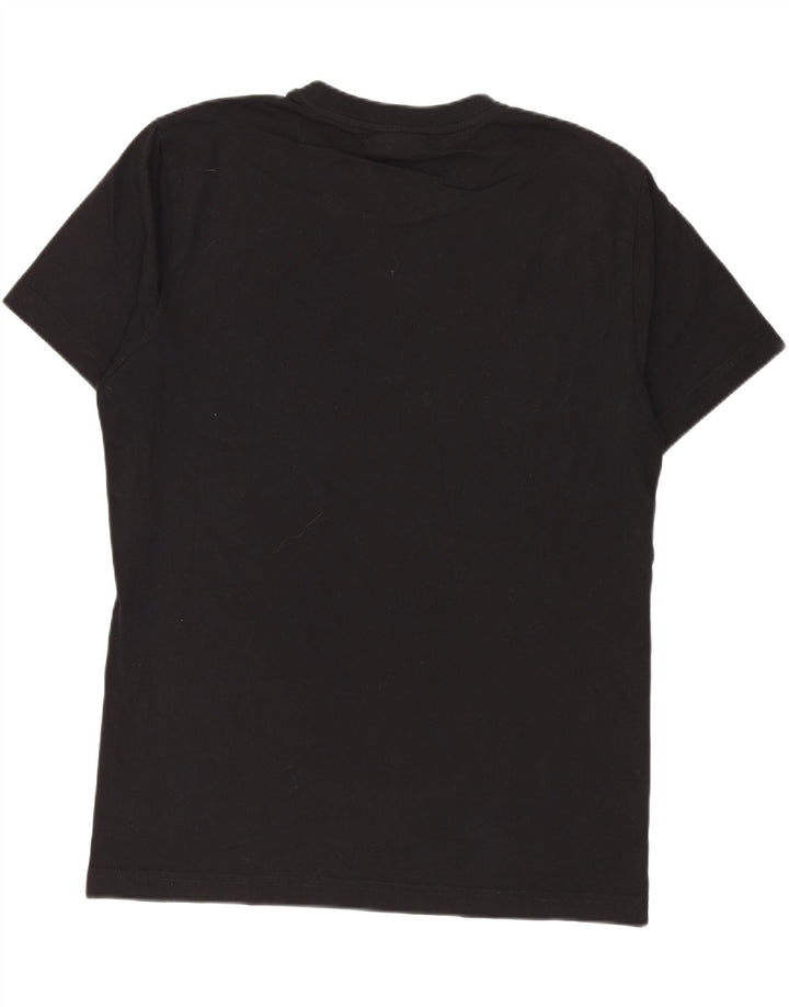 Camiseta masculina CALVIN KLEIN com estampa gráfica grande preta
