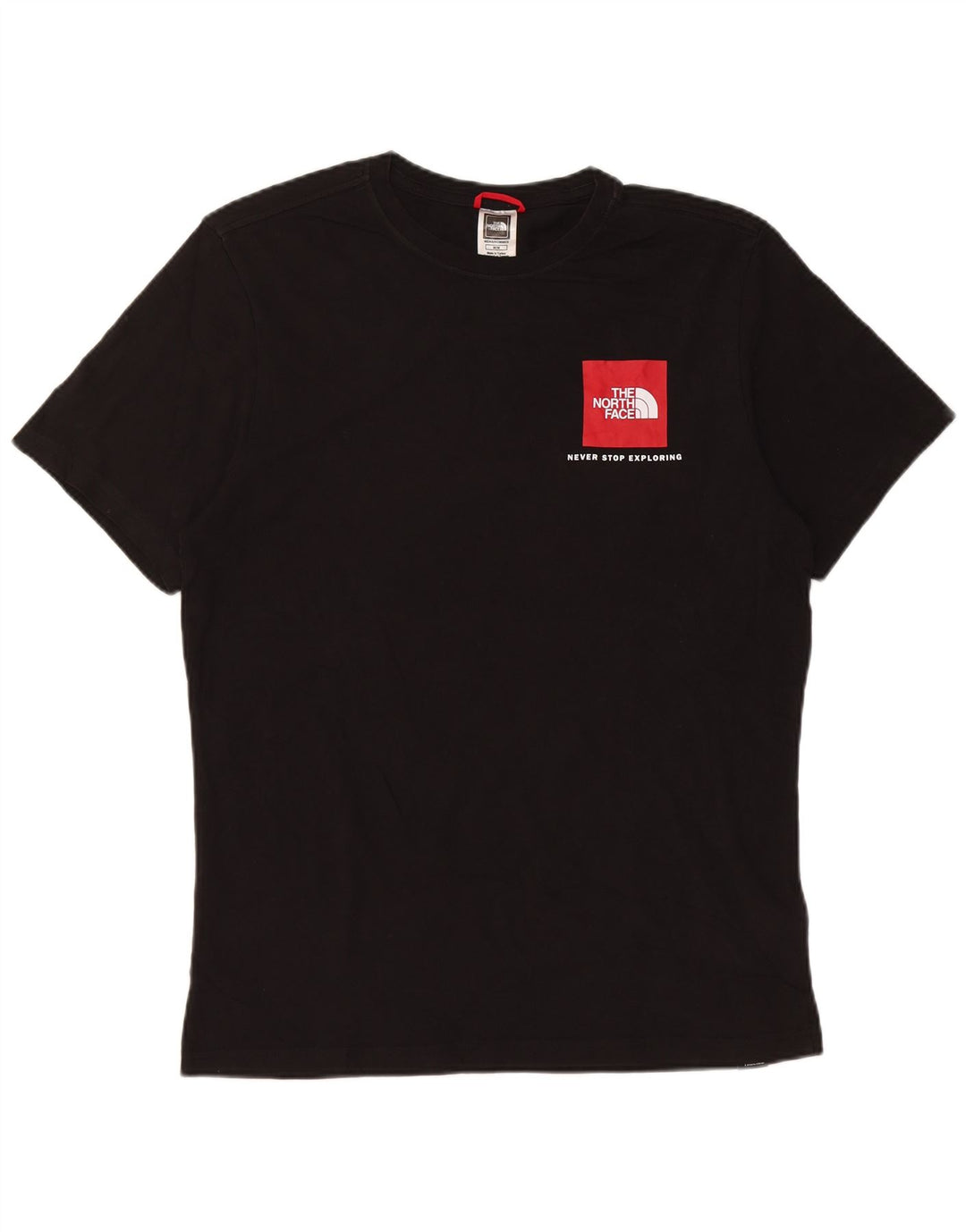 Camiseta masculina The North Face Top médio algodão preto