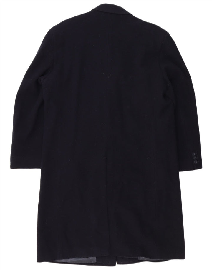 Sobretudo masculino JON BRAYE UK 40 grande lã azul marinho