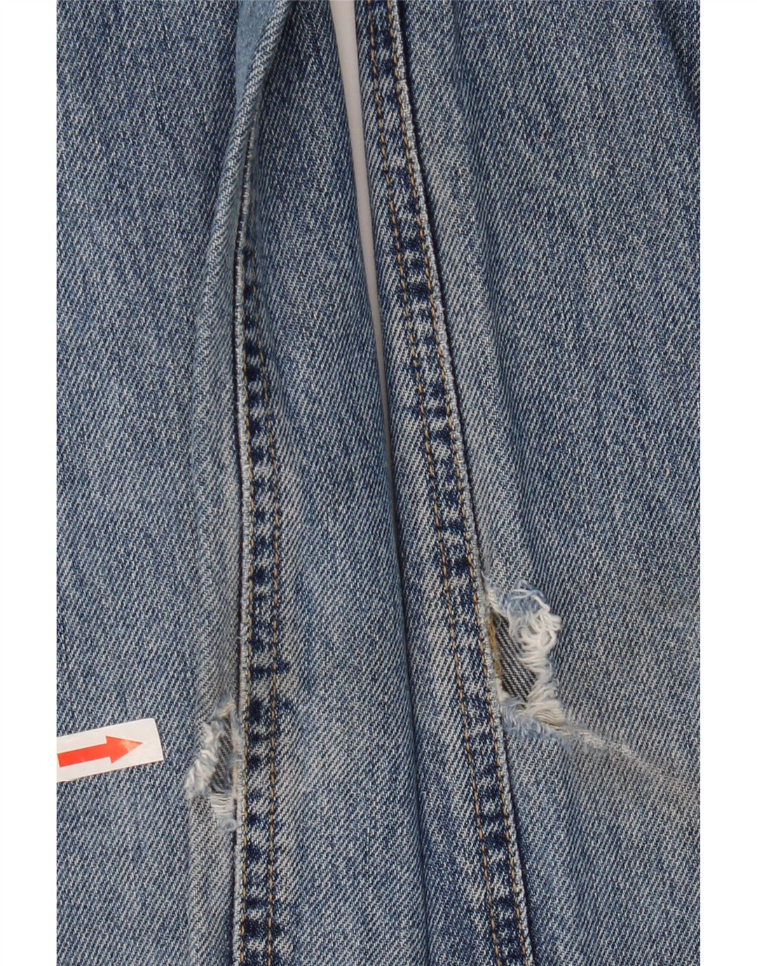 Rifle Mens Straight Jeans W34 L34 Azul Algodão