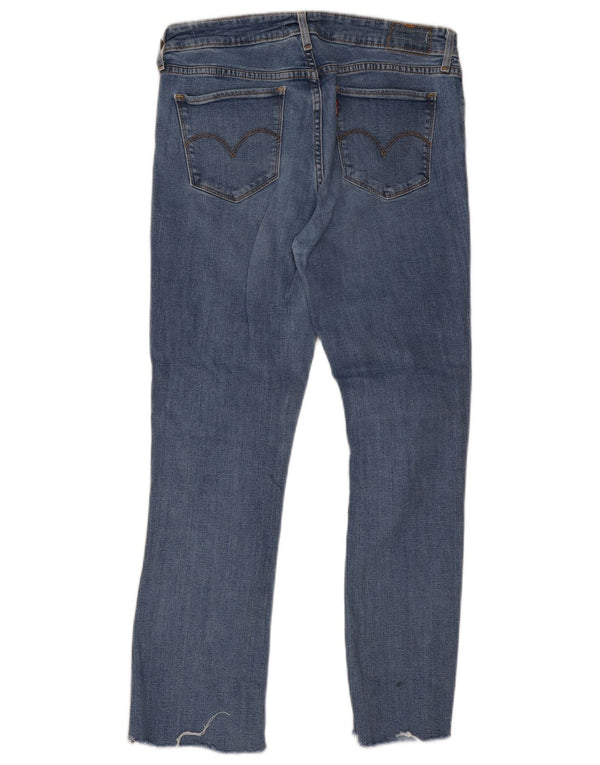 Calça jeans feminina Levi's 715 Bootcut W30 L27 azul algodão