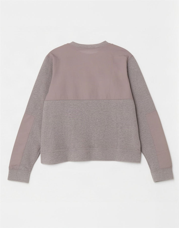 Moletom feminino Nike Jumper UK 14 grande cinza manchado