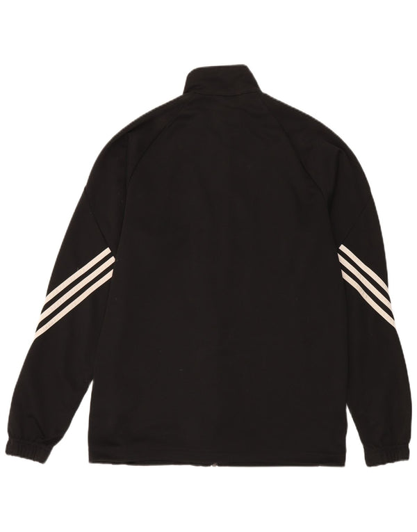 Adidas Mens Climalite Tracksuit Top Jacket Médio Preto Poliéster