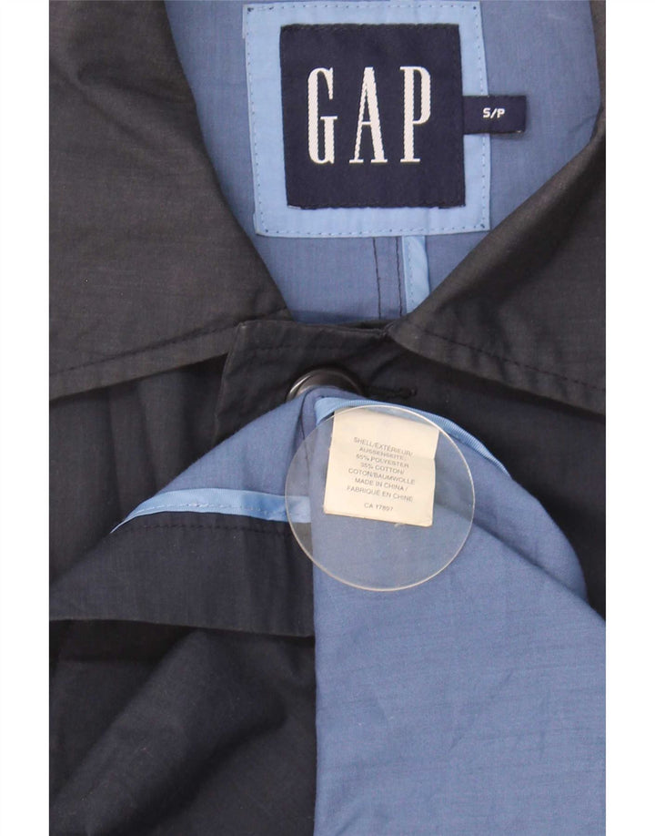 Sobretudo masculino Gap UK 36 pequeno poliéster azul marinho