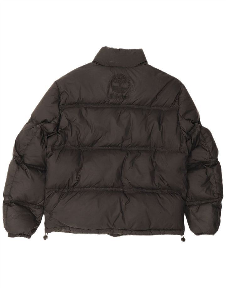 Jaqueta acolchoada masculina Timberland UK 40 grande nylon preto