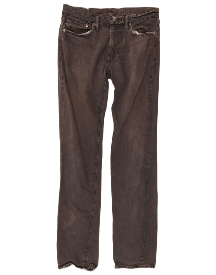 Calça jeans feminina LEVI'S 511 Tapered W33 L34 cinza