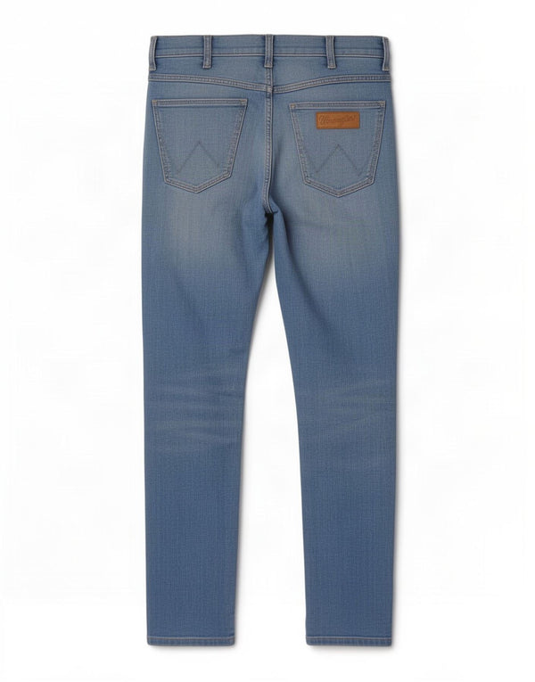 Wrangler Mens Larston Slim Jeans W29 L32 Azul Algodão