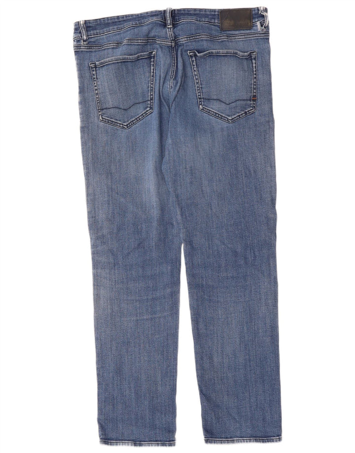 Hugo Boss Calça jeans reta masculina W38 L31 Azul