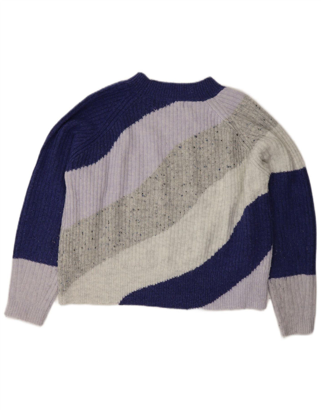 Suéter feminino Marks & Spencer com gola redonda e gola redonda, tamanho pequeno, multicolorido