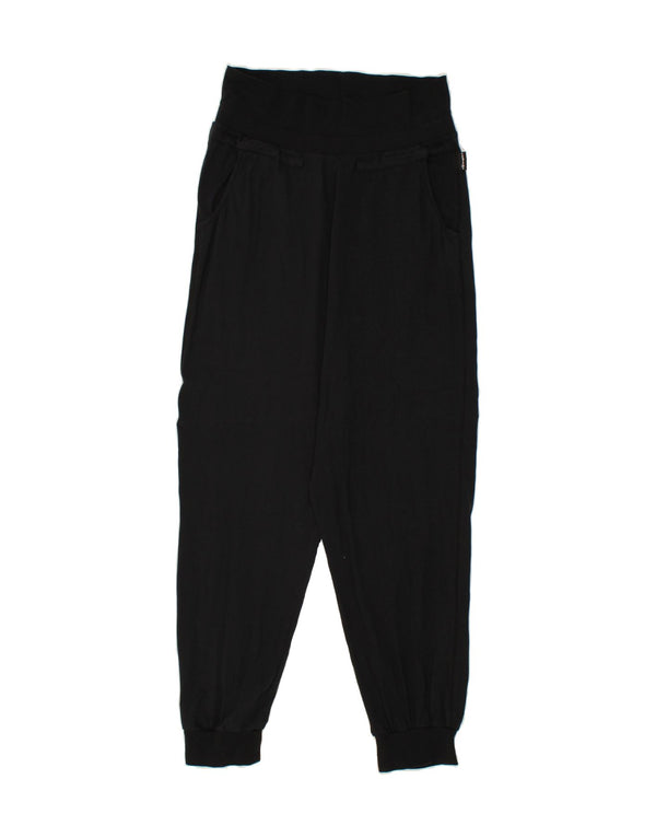 Calça jogger feminina CHAMPION para maternidade Reino Unido 18 XL W36 L24 algodão preto