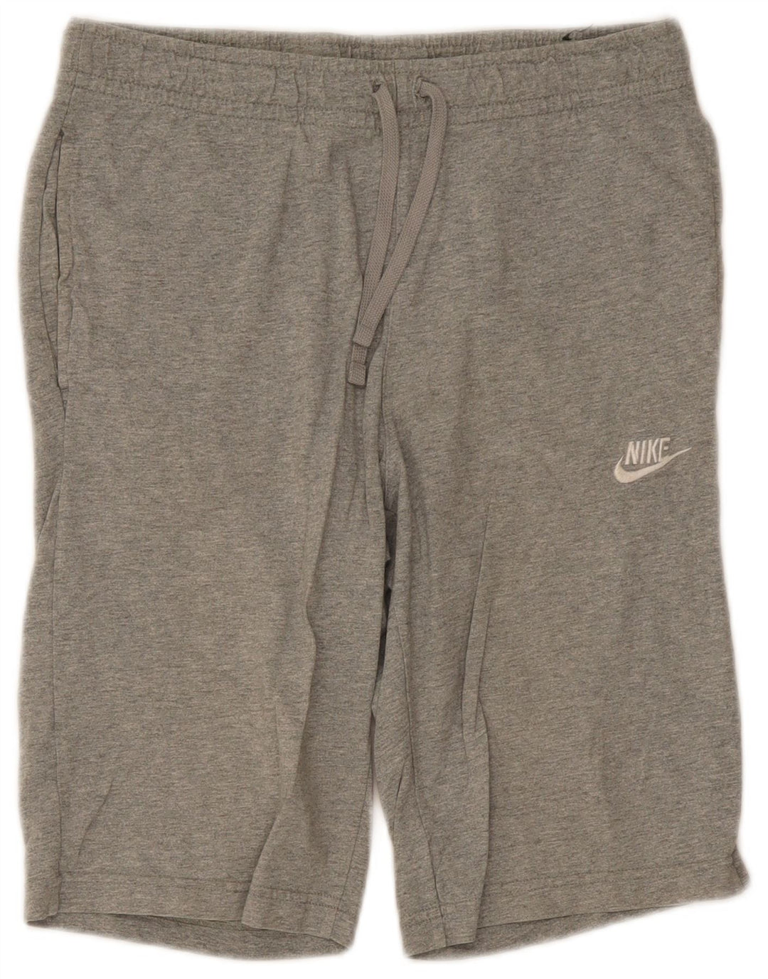 Nike Mens Bermuda Sport Shorts Médio Cinza Algodão