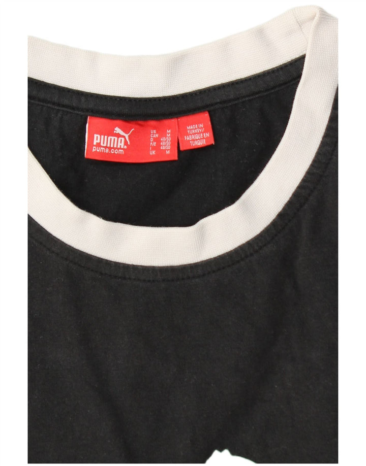 PUMA Masculino Graphic Vest Top Médio Preto