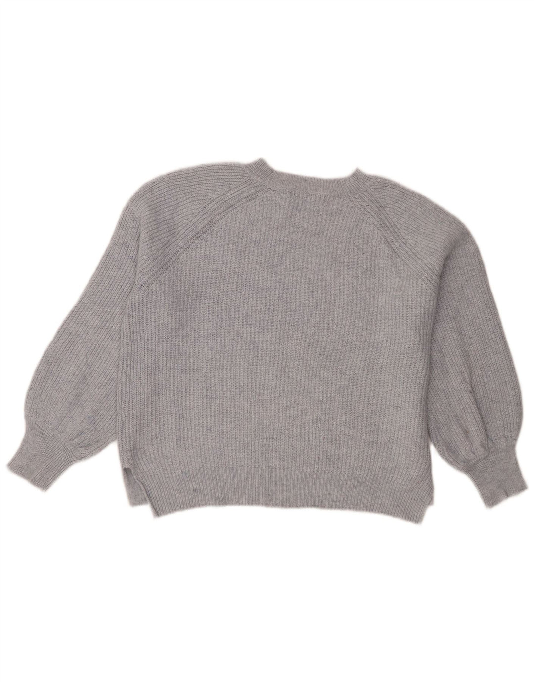 Suéter feminino Marks & Spencer com gola canoa e gola redonda, Reino Unido 14, azul médio
