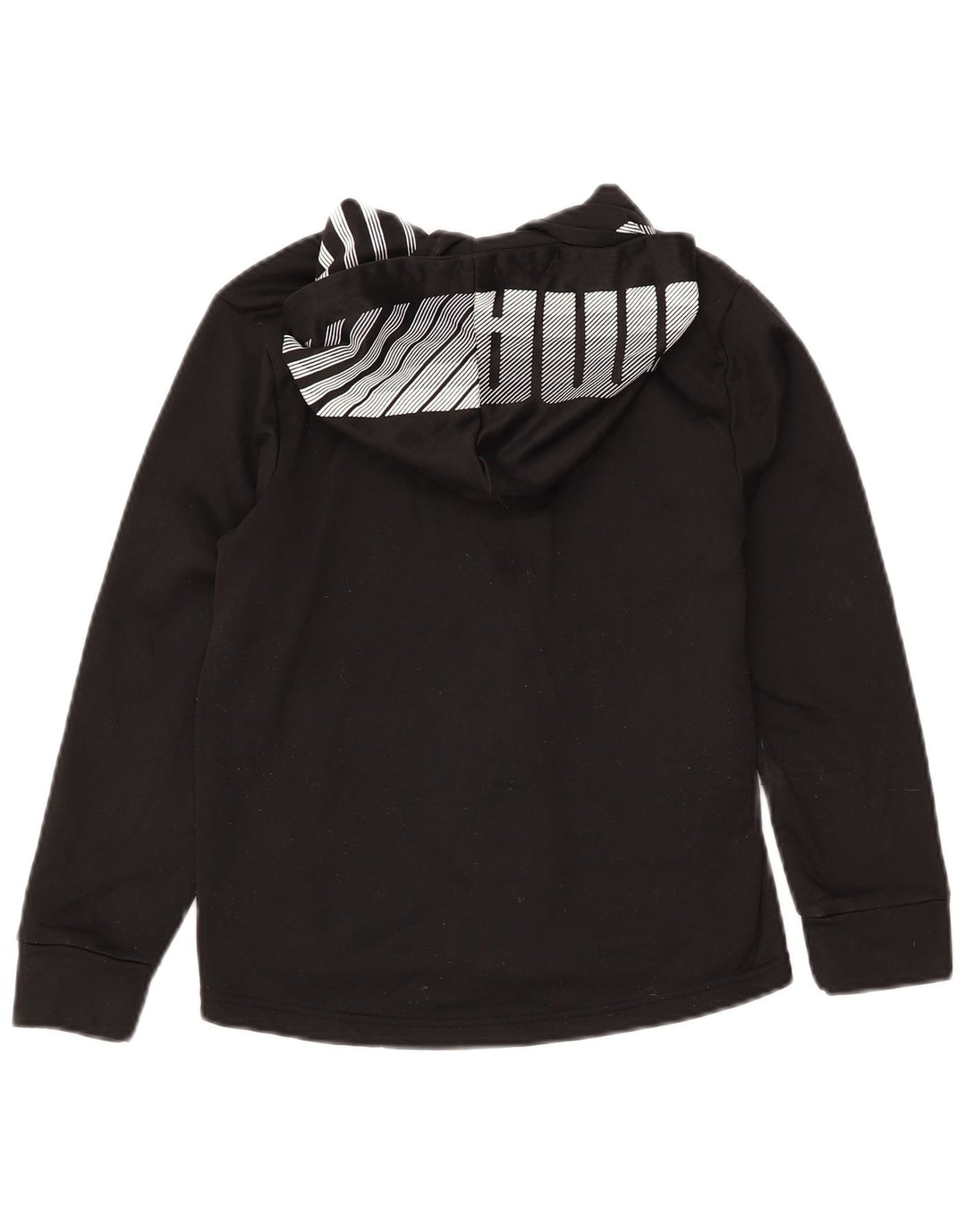 Suéter PUMA Boys Graphic Zip com capuz 10-11 anos médio preto poliéster