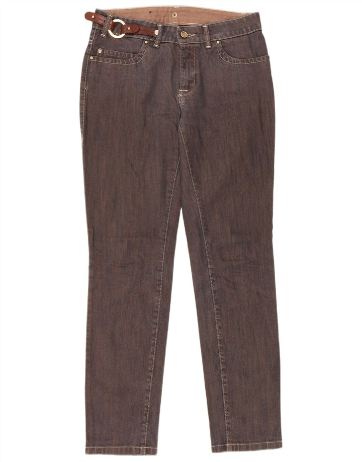 Trussardi Jeans Slim Feminino W25 L30 Algodão Marrom