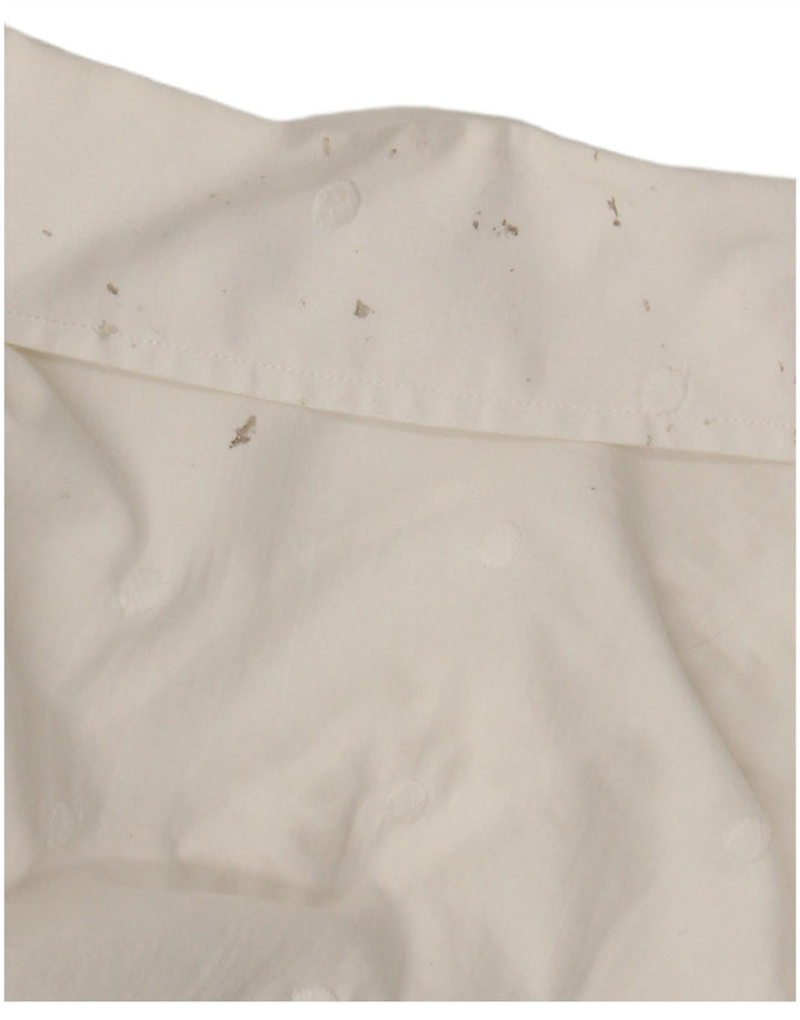 Blusa feminina Naracamicie sem mangas envolvente Reino Unido 12 médio branco