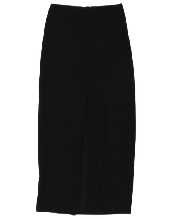 Saia midi feminina Zara pequena W28 preta