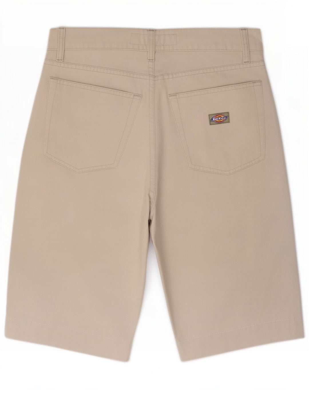 Shorts jeans feminino Dickies médio W30 algodão branco
