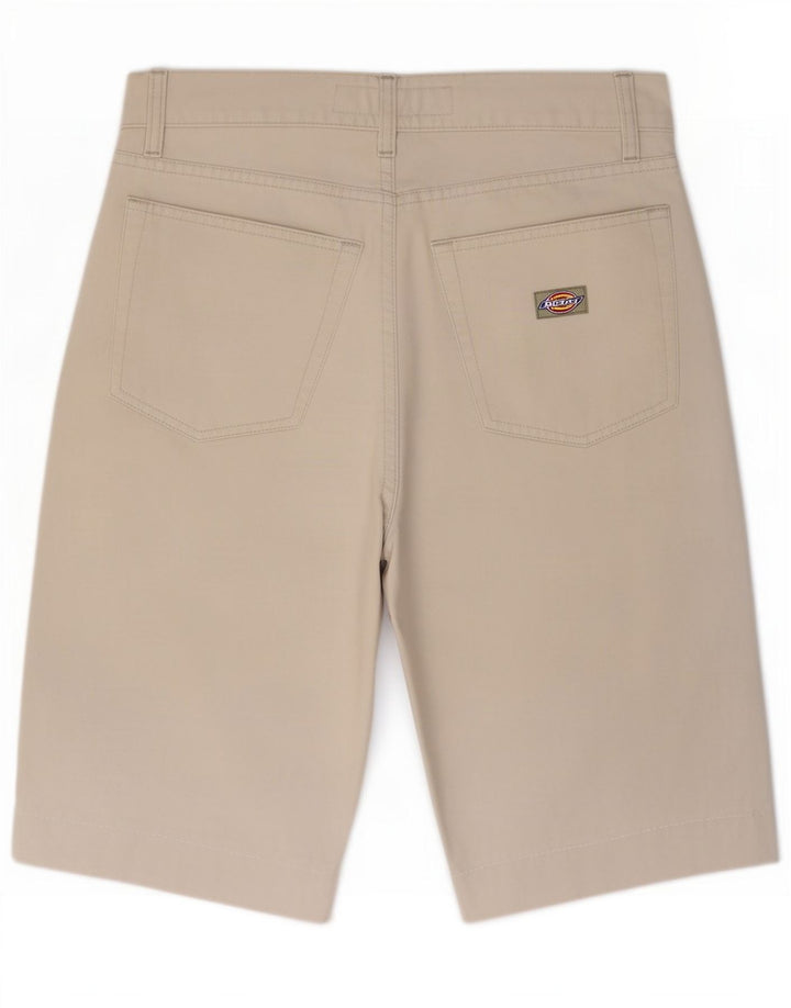 Shorts jeans feminino Dickies médio W30 algodão branco
