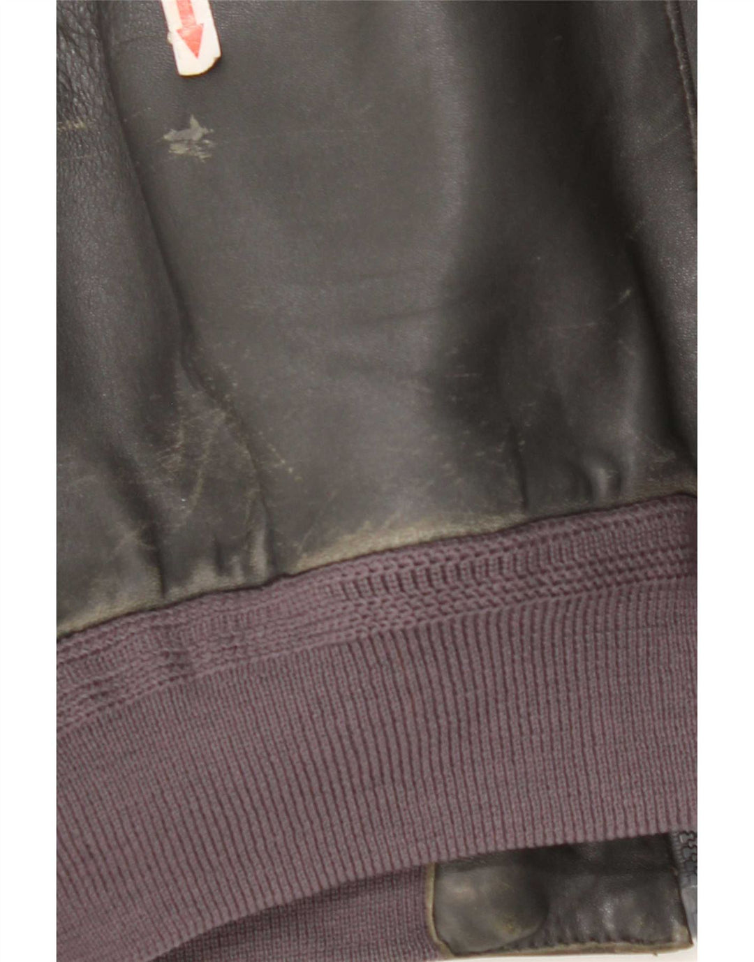 Jaqueta de couro masculina vintage UK 40 grande cinza